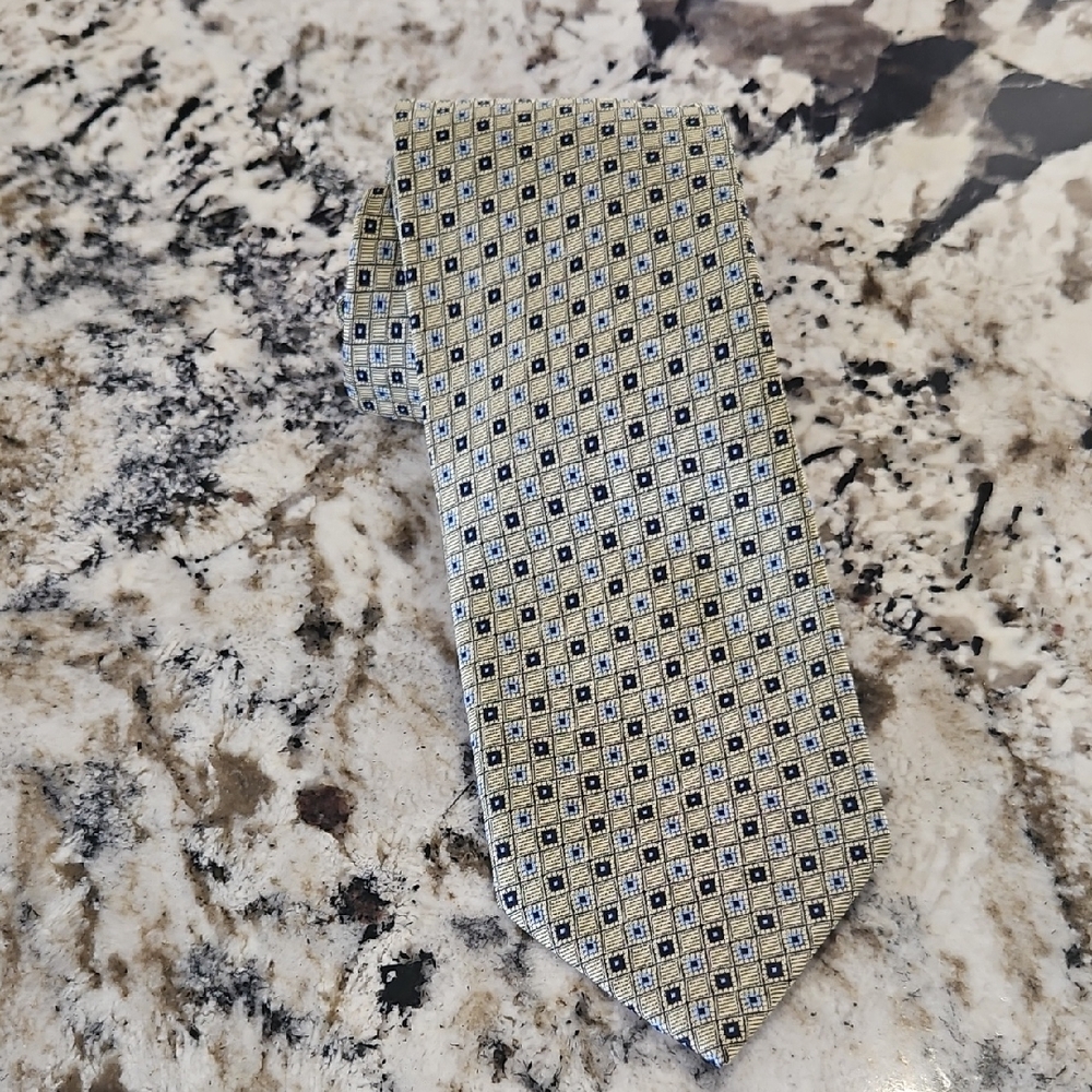Vintage Burberry Geometric Tie